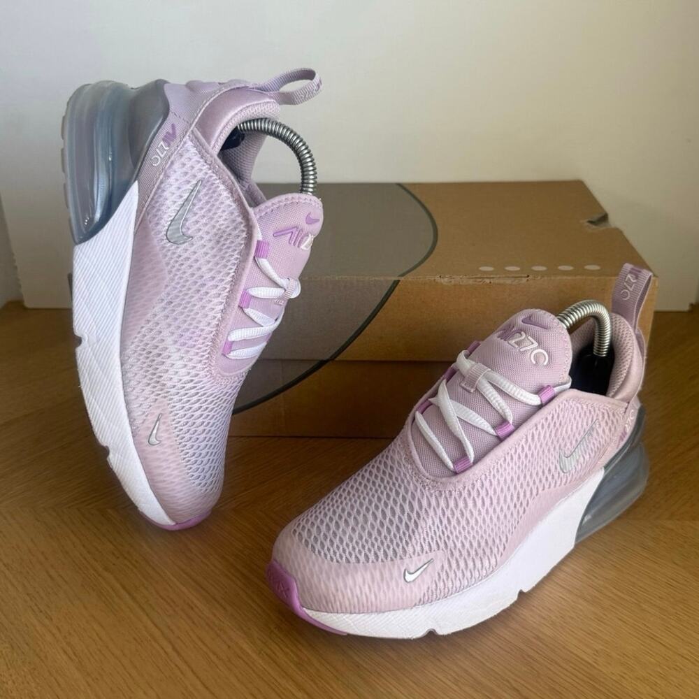 Nike Air Max 270 Purple/White  Kids Sneakers - SZ 3 Y